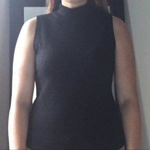 Basic black tank top